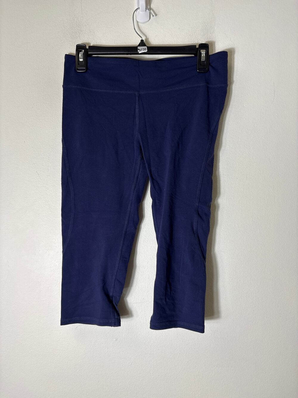 Alo Yoga Navy Blue AThletic Cropped Pants sz L